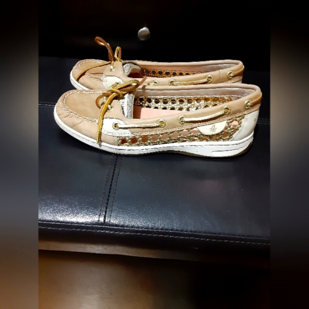 Sperry Top Sider  Women's Lether Chain Loop Side  Upper Shoe